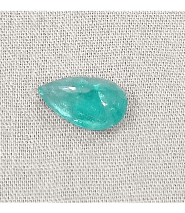 3.68ct Pastel Green Zambian Emerald, Natural Earth Mined Gemstone - SMSGEMS 