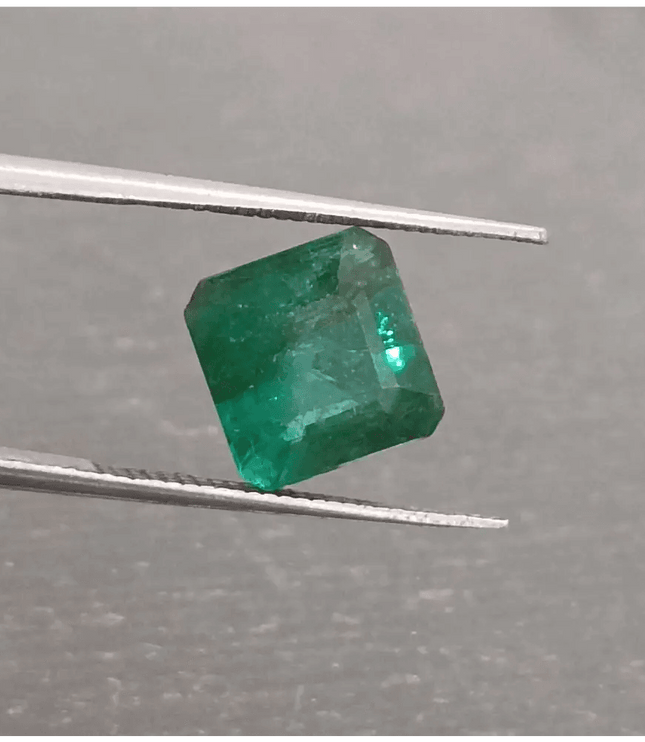 3.76ct Zambian Emerald, 100% Natural Gem - SMSGEMS 