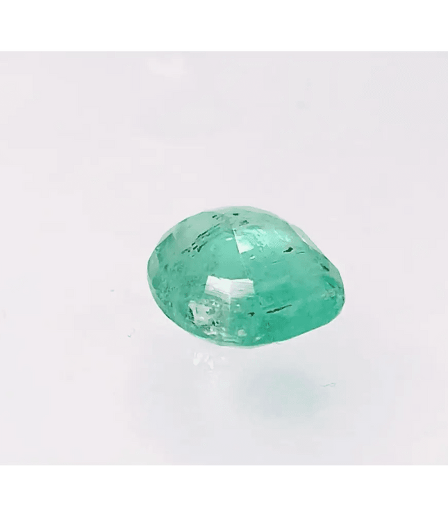 3.80ct Neon Green Cushion Cut Ethiopian Emerald, 100% Natural Earth Mined Gemstone - SMSGEMS 