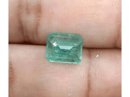 3.81ct Zambian Emerald , 100% Natural Gem - SMSGEMS 