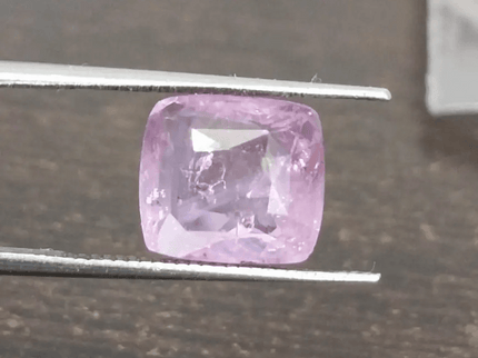 3.96ct Certified Cushion Cut Pink Ceylon Sapphire, Natural Earth Mined untreated Gemstone - SMSGEMS 