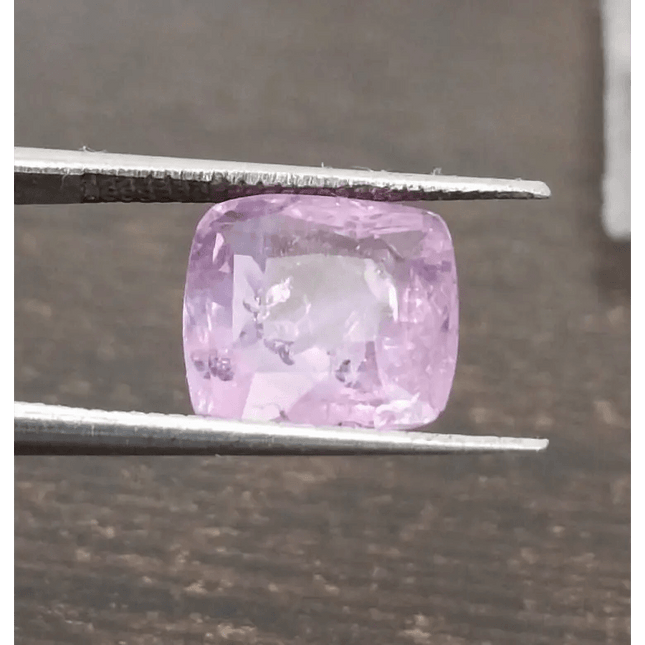 3.96ct Certified Cushion Cut Pink Ceylon Sapphire, Natural Earth Mined untreated Gemstone - SMSGEMS 