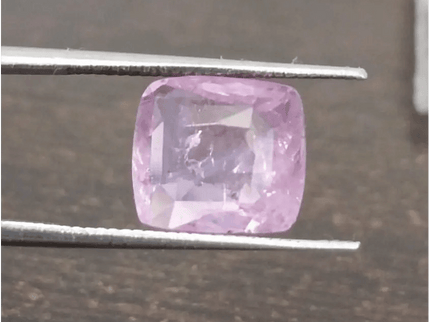 3.96ct Certified Cushion Cut Pink Ceylon Sapphire, Natural Earth Mined untreated Gemstone - SMSGEMS 