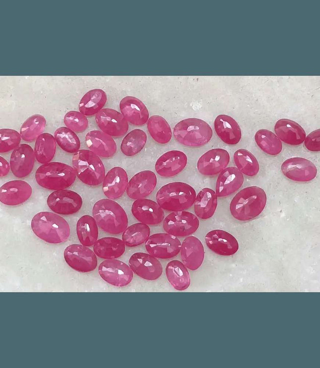 38.03ct African Ruby Lot, Natural Earth Mined Gemstones - SMSGEMS 