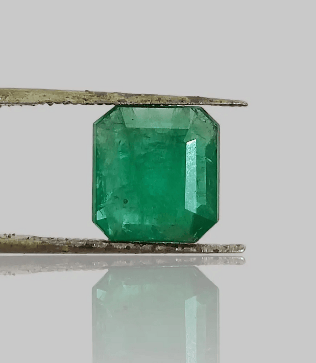 4.06ct Emerald Cut Zambian Emerald , 100% Natural Gemstone. - SMSGEMS 