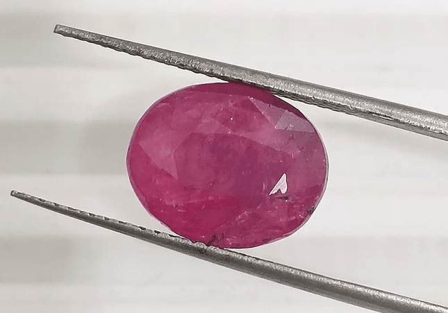 4.18ct Mozambique Ruby, Natural Untreated Gemstone - SMSGEMS 