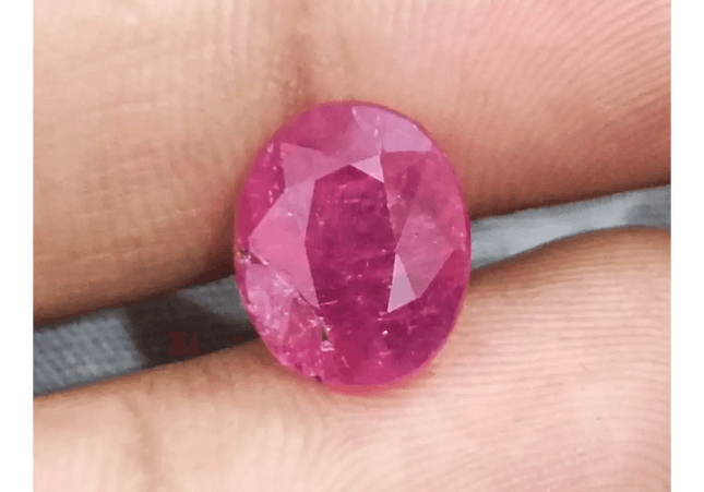 4.18ct Mozambique Ruby, Natural Untreated Gemstone - SMSGEMS 