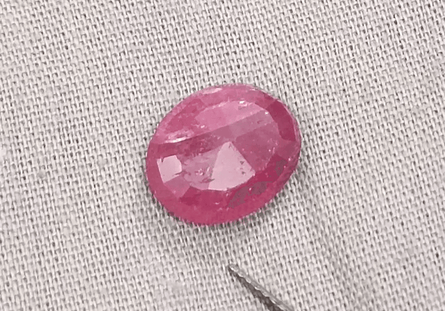 4.18ct Mozambique Ruby, Natural Untreated Gemstone - SMSGEMS 