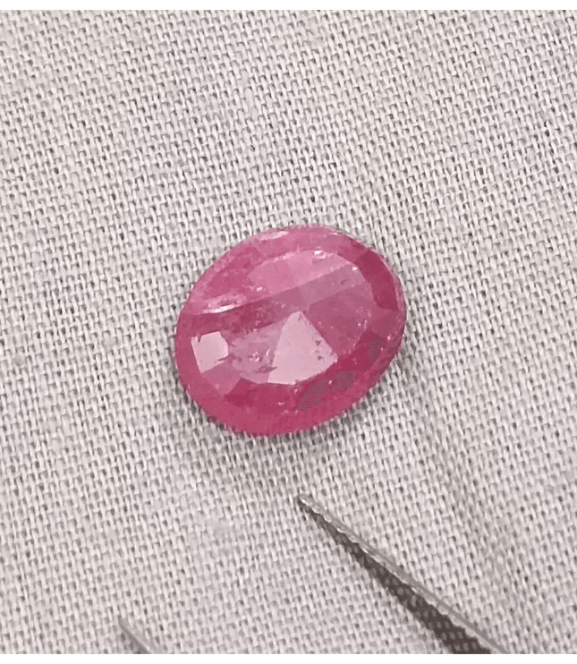 4.18ct Mozambique Ruby, Natural Untreated Gemstone - SMSGEMS 