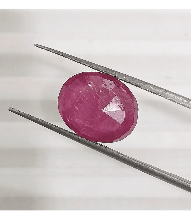 4.18ct Mozambique Ruby, Natural Untreated Gemstone - SMSGEMS 