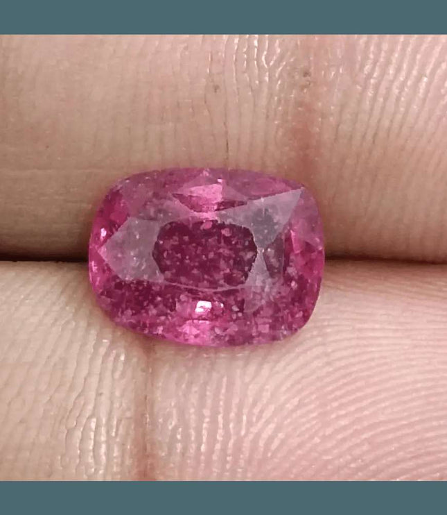4.25ct Burmese Ruby Natural Earth Mined Gemstone - SMSGEMS 