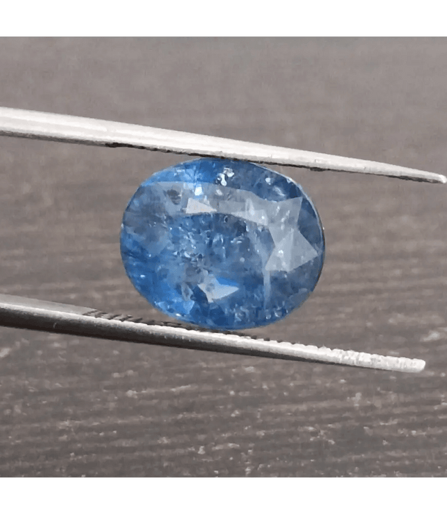 4.25ct IGI Certified Blue Ceylon Sapphire, Natural Gemstone - SMSGEMS 