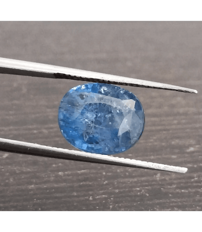 4.25ct IGI Certified Blue Ceylon Sapphire, Natural Gemstone - SMSGEMS 