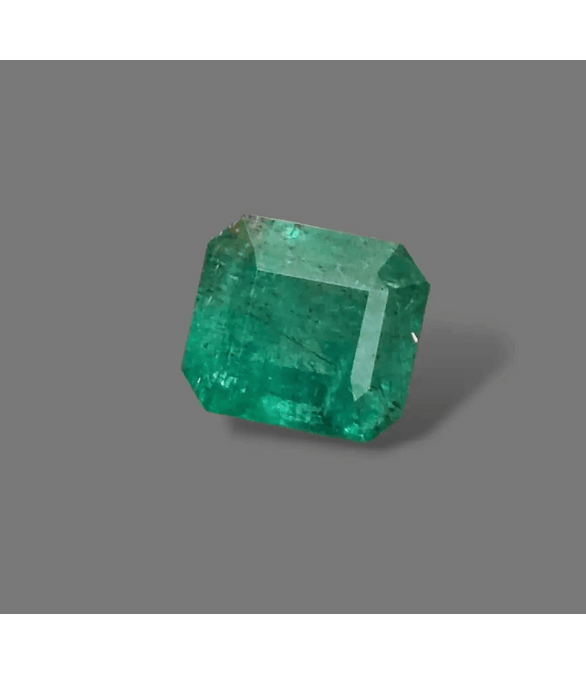 4.36ct Deep Green Zambian Emerald , 100% Natural Earth Mined Gem. - SMSGEMS 