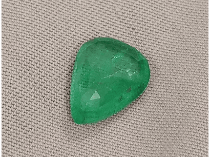 4.53ct Colombian IGI Certified Beautiful Pear Cut Emerald, 100% Natural Earth mined Gemstone. - SMSGEMS 