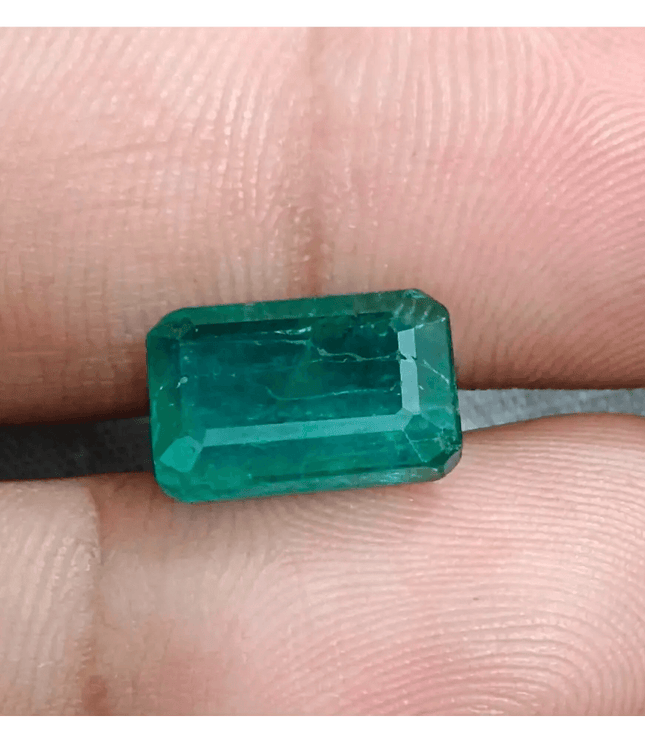 4.58ct Zambian Emerald, 100% Natural Earth Mined Gemstone - SMSGEMS 