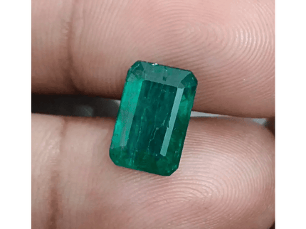 4.58ct Zambian Emerald, 100% Natural Earth Mined Gemstone - SMSGEMS 