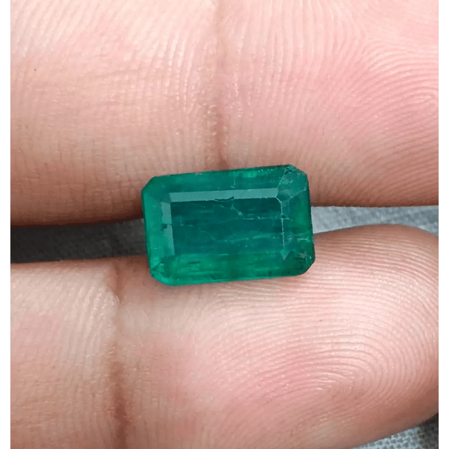 4.58ct Zambian Emerald, 100% Natural Earth Mined Gemstone - SMSGEMS 