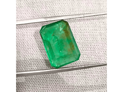4.63ct IGI Certified Deep Green Swat Emerald, 100% Natural Gem - SMSGEMS 