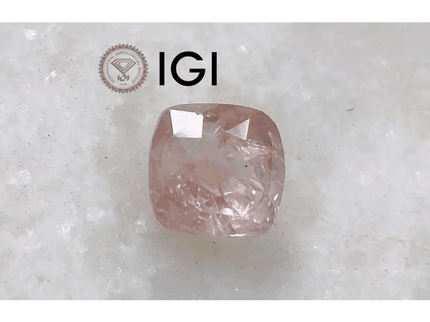 4.66ct IGI Certified Sunrise Padparadscha Sapphire , Natural Untreated Gemstone - SMSGEMS 