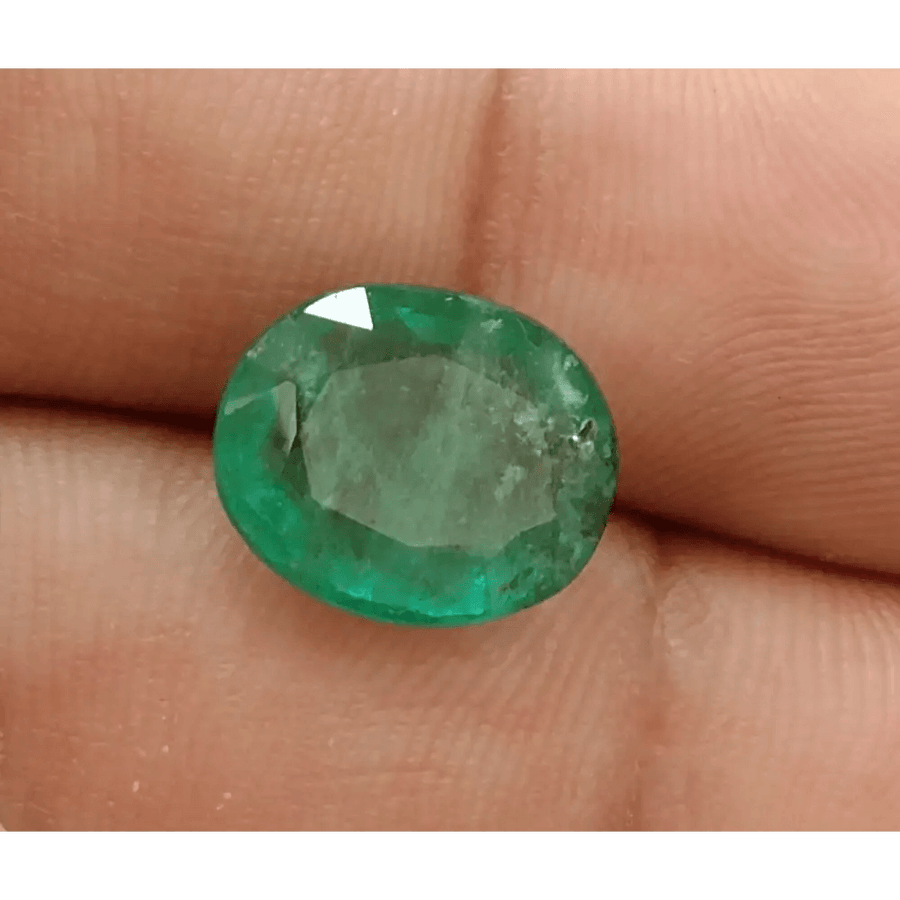 4.75ct Zambian Emerald , 100% Natural Earth Mined Gem. - SMSGEMS 