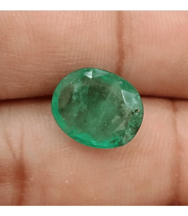 4.75ct Zambian Emerald , 100% Natural Earth Mined Gem. - SMSGEMS 