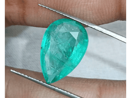 4.76 Medium Green Zambian Emerald, Natural Earth Mined Gemstone - SMSGEMS 