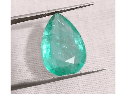4.76 Medium Green Zambian Emerald, Natural Earth Mined Gemstone - SMSGEMS 