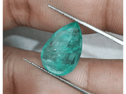 4.76 Medium Green Zambian Emerald, Natural Earth Mined Gemstone - SMSGEMS 