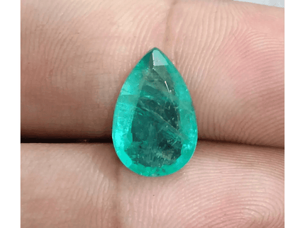 4.76 Medium Green Zambian Emerald, Natural Earth Mined Gemstone - SMSGEMS 