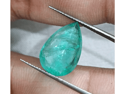 4.76 Medium Green Zambian Emerald, Natural Earth Mined Gemstone - SMSGEMS 