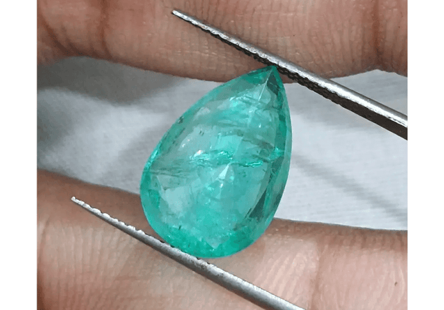 4.76 Medium Green Zambian Emerald, Natural Earth Mined Gemstone - SMSGEMS 