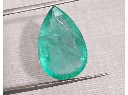 4.76 Medium Green Zambian Emerald, Natural Earth Mined Gemstone - SMSGEMS 