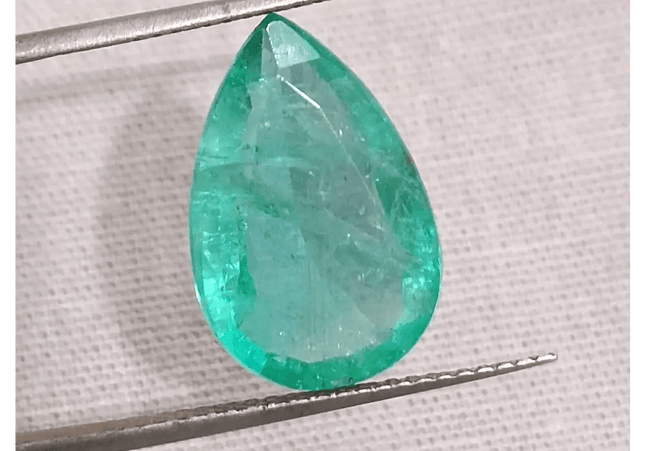 4.76 Medium Green Zambian Emerald, Natural Earth Mined Gemstone - SMSGEMS 