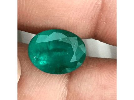4.84ct Deep Sea Green Zambian Emerald, 100% Natural Gem - SMSGEMS 