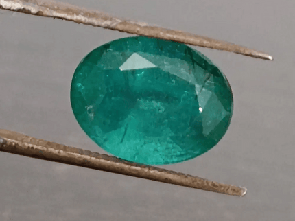 4.84ct Deep Sea Green Zambian Emerald, 100% Natural Gem - SMSGEMS 