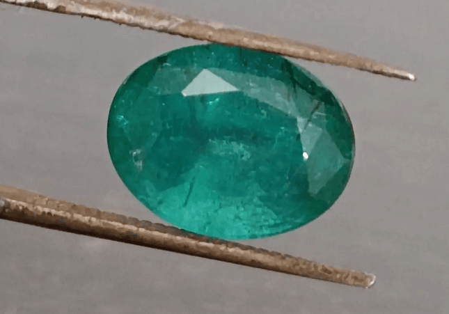 4.84ct Deep Sea Green Zambian Emerald, 100% Natural Gem - SMSGEMS 