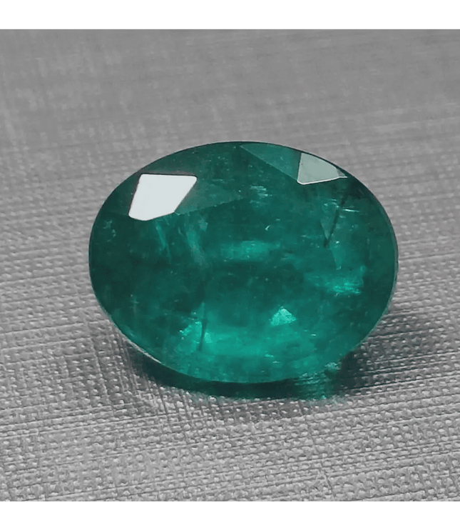 4.84ct Deep Sea Green Zambian Emerald, 100% Natural Gem - SMSGEMS 