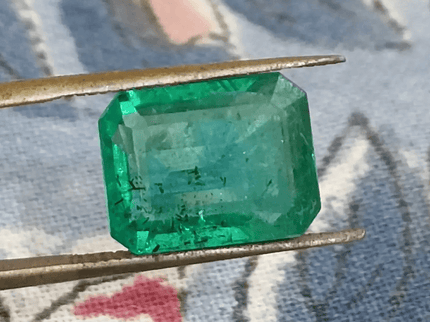 4.85ct GSI Certified Quality Emerald, 100% Natural Gemstone - SMSGEMS 