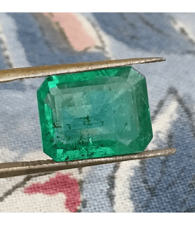 4.85ct GSI Certified Quality Emerald, 100% Natural Gemstone - SMSGEMS 