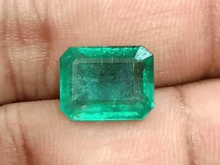 4.85ct GSI Certified Quality Emerald, 100% Natural Gemstone - SMSGEMS 