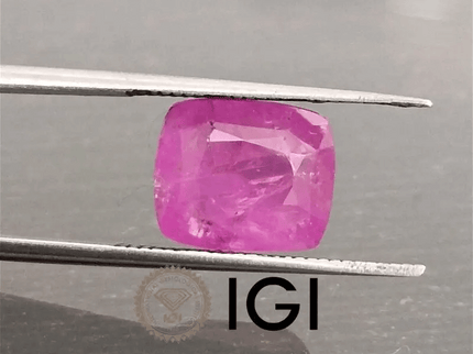 4.88ct IGI Certified Burmese Ruby, Natural Untreated Gem - SMSGEMS 