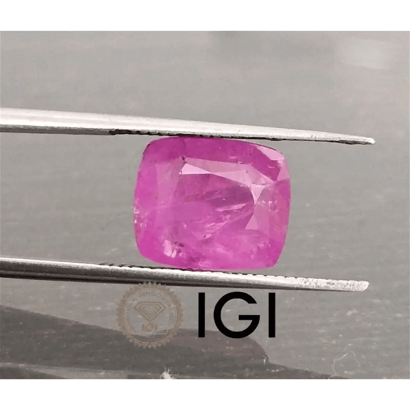 4.88ct IGI Certified Burmese Ruby, Natural Untreated Gem - SMSGEMS 