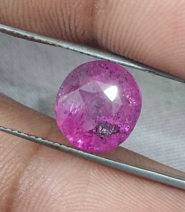 5.42ct Certified Sri Lanka Ruby, Untreated Natural Loose Gemstone