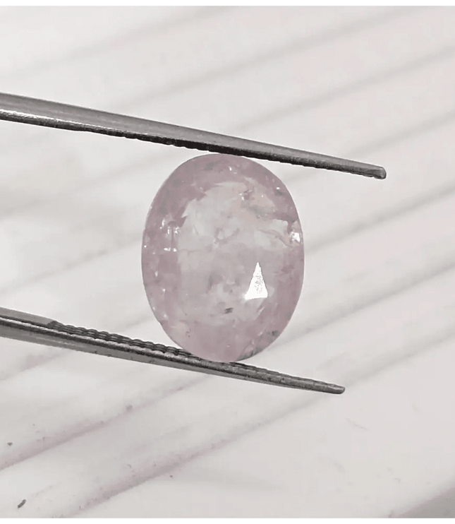 5.24ct Certified Pink Ceylon Sapphire, Natural untreated Gemstone - SMSGEMS 