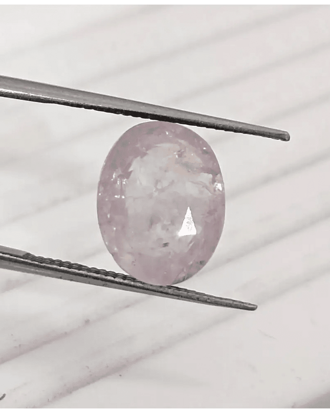5.24ct Certified Pink Ceylon Sapphire, Natural untreated Gemstone - SMSGEMS 