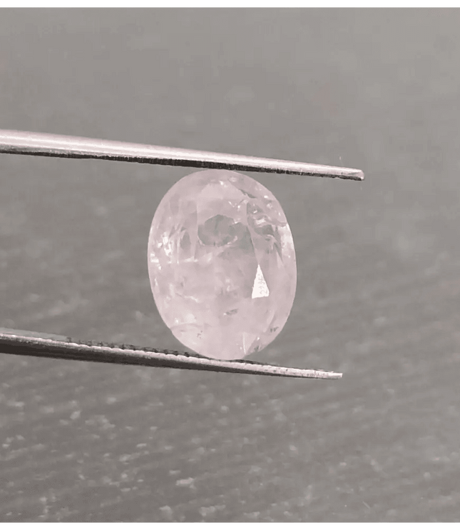 5.24ct Certified Pink Ceylon Sapphire, Natural untreated Gemstone - SMSGEMS 