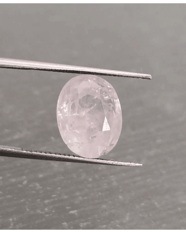5.24ct Certified Pink Ceylon Sapphire, Natural untreated Gemstone - SMSGEMS 