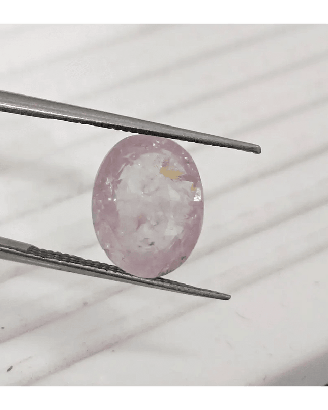 5.24ct Certified Pink Ceylon Sapphire, Natural untreated Gemstone - SMSGEMS 