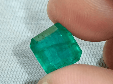 5.41ct Zambian Emerald, Natural Gemstone - SMSGEMS 